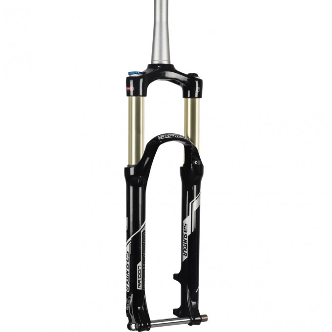 Вилка SUNTOUR SF16-RAIDON-XC LOR DS 27,5" черная, ход 120мм 2217